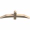 Ekena Millwork Bellingham Rough Sawn Timber Gable Bracket, Douglas Fir, 48"W x 14"H x 4"D x 4"F, 7/12 Pitch GBW048X14X0404BEL00RDF - alternate 2